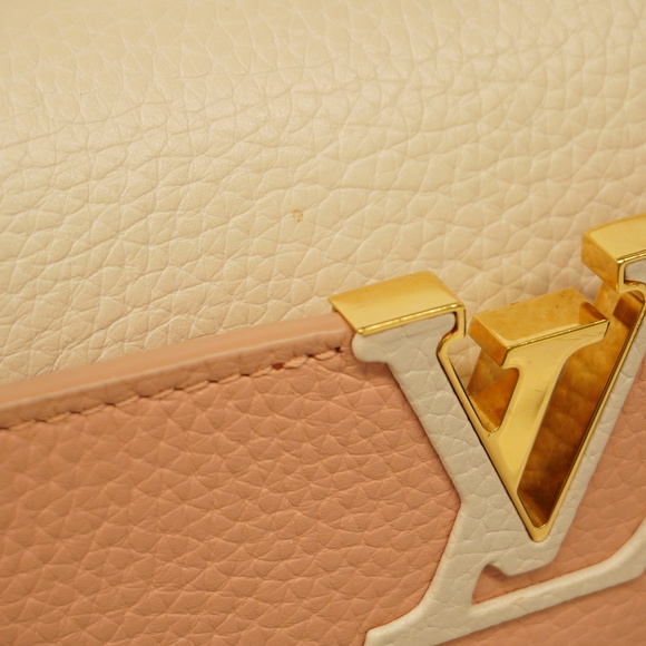 Auth Louis Vuitton Taurillon 2way Bag Capucines BB M21045 Rose Trianon Handbag - Picture 11 of 15